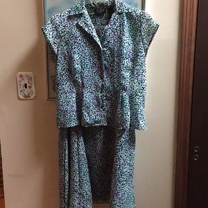 Bundle: Liz Claiborne midi skirt & top